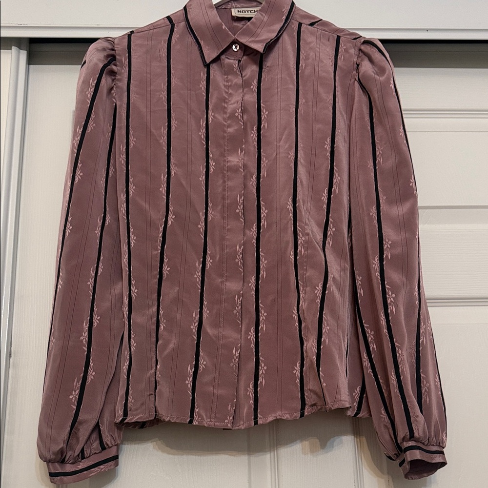 Vintage Button Down Blouse | Effortless Chic